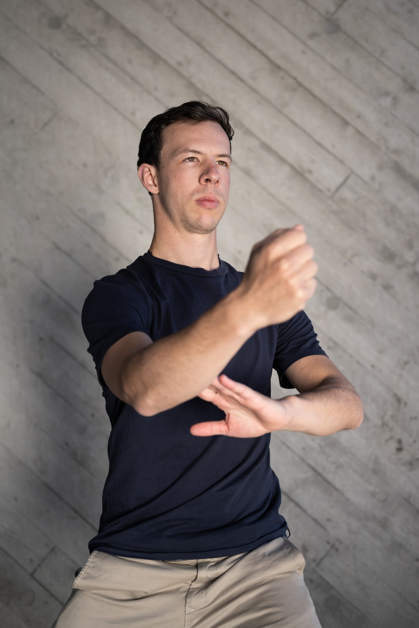Person practicing tai chi for balance, featured image for the "Best Vertigo Exercises for BPPV" article